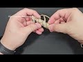 how to make an easy keychain with paracord turk s head knot