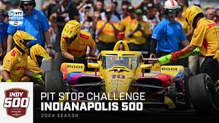 Highlights: 2024 Indy 500 Pit Stop Challenge at Indianapolis Motor Speedway | INDYCAR