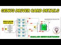 GENUS INVERTER DRIVER CARD PIN DETAILS