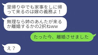 妊娠中の妹をいじめる姑「家事をしないなら離婚するよw」→自己中心的な義母の要望を受け入れてある人を呼び寄せた結果...w