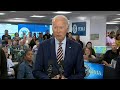 Biden calls on Congress to approve disaster relief request to allow FEMA to 'finish the job'