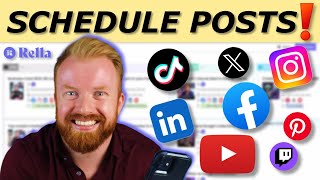 Best Social Media Management Tool for Content Planning | Rella | Schedule Posts