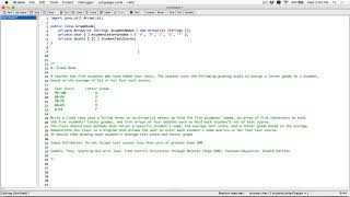 7.8. (Part 1) Grade Book - Java