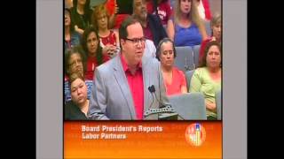 Alex Caputo Pearl Addressing LAUSD Board