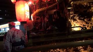 2014年　東大阪・長瀬神社だんじり⑨　宮入後帰り道　横沼