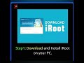 how to root android phone with iroot on pc.... 📲👉💻🔰🔰