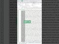 Format messy CSV data in 15 Seconds! #excel #exceltips #exceltricks