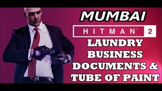 Hitman 2 - "Chasing A Ghost" - Laundry Business Documents & Tube of Paint  Locations
