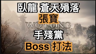 臥龍 蒼天殞落 第二章  主戰場 暗渡鬼哭谷 boss 張寶  手殘黨  新手教學 4K画质