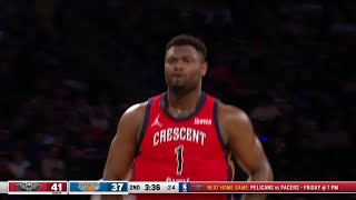 Pelicans Highlights: Zion Williamson with 21 points vs. New York Knicks 2/27/24