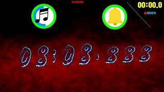 8 minute 8 second 888 millisecond countdown timer alarm🔔