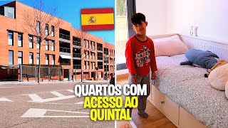 TOUR PELA CASA NOVA NA ESPANHA! - Temos QUINTAL e GARAGEM 😍