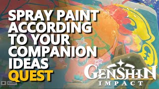 Spray paint according to your companion ideas Genshin Impact