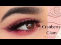 Cranberry  Glam makeup tutorial I Colourpop Bye Bye Birdie palette