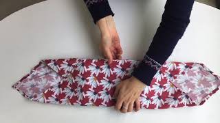 Technique du furoshiki - emballage cadeau réutilisable - emballage cadeau zéro déchet