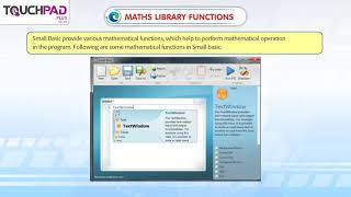 Small basic program ( Maths Library Functions)