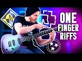 6 Epic One Finger Metal Riffs!