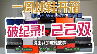 破纪录史无前例一周22双鞋！Air Jordan, Off White, Dunk SB | E周球鞋开箱 【第12期】| 倒闭款也能赚15% | 平台买到穿过的鞋？| WhatYouGot