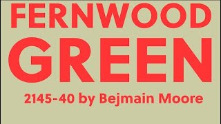 Fernwood Green 2145-40 by Benjamin Moore | Full Wall Color Review!