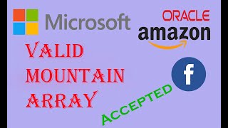 LeetCode 941. Valid Mountain Array C++ Code Simple Solution