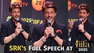 Shah Rukh Khan congratulates IIFA for 25th year Anniversary \u0026 shares his experience