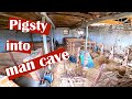 We converted a former PIGSTY into a SPACIOUS WORKSHOP [Clean-up TIMELAPSE]