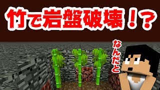 【カズクラ2019】マジか！竹で岩盤壊せるだと！？マイクラ実況 PART29