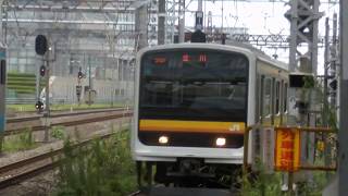 【B.B.BASEの種車！】南武線209系 横ナハ53編成 川崎駅に到着