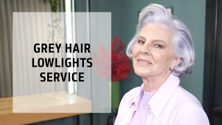 Dimensional Grey Hair Lowlights Service | Goldwell Education Plus