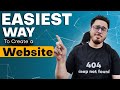 Build your First Website the Easiest Way using WordPress!