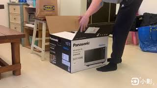 國際牌變頻Panasonic  NN-SF564 Microwave Oven微波爐（無轉盤）開箱 test