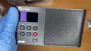 UNBOXING: ELTRA ULA  - przenośne radio FM/DAB+ na akumulator (czarna maskownica)