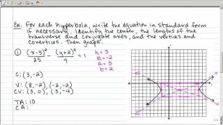 9-5 Hyperbolas