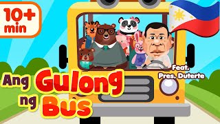 Wheels on the Bus in Filipino \u0026 More Awiting Pambata Nursery Rhymes