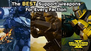 The BEST Support Weapons in Helldivers 2 (You NEED These!)