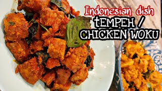 THIS IS HOW I COOK TEMPEH... Indonesian dish Tempe/chicken woku