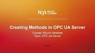 Creating Methods in OPC UA Server