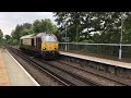 50008 and 67021 working through bearsted station 24 07 18