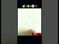 Emoji mix drawing 🍏🤡 | creative things #shorts