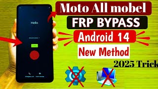 Motorola Google Account Remove 2025 | Moto FRP Unlock Latest Method | Bypass FRP on All Moto Devices