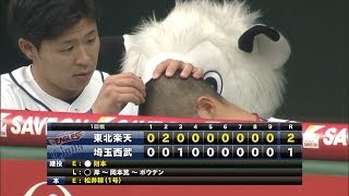 試合前の毛づくろい!? 浅村と熊代が勝利の儀式 2014.03.29 L-E