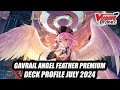 Gavrail Angel Feather -  Cardfight Vanguard Premium Deck Profile July 2024