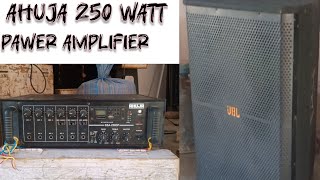 AHUJA SSA-250DP Amplifier review and testing