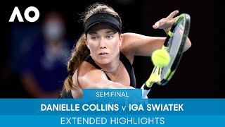 Danielle Collins v Iga Swiatek Extended Highlights (SF) | Australian Open 2022
