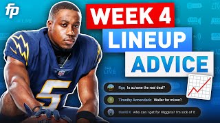 Week 4 Start or Sit Advice | Waiver Stashes, Trades and More (2023 Fantasy Football)