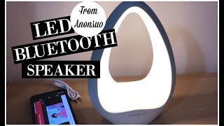 ANONSUO A TOUCH LED BLUETOOTH SPEAKER REVIEW