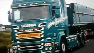 Convoi exceptionnel scania 4 axle le broshuis Trailers