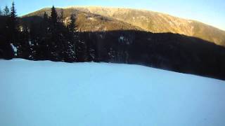 2014 01 04 Silverstar Ski Resort - The Dark Side - Double Black Diamond!