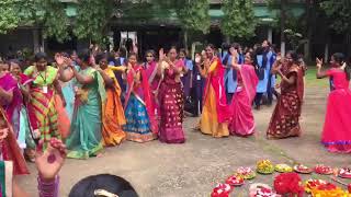 Singareni high school Yellandu. Bathukamma Ata Pata 27-08-2019.