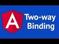 Two-way Binding and ngModel in Angular 4